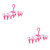 BESTOYARD 2pcs Plastic Clothes Hangers Plastic Hangers Hanging Drying Rack Drying Drip Hanger Laundry Hanger Laundry Drying Rack Non-Slip Clip