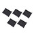 minkissy 5pcs Mesh Cosmetic Bag Mesh Bags for Travel Makeup Organizer Bag Make up Holder Zipper Portable Black Cosmetic Pouch Mesh Coin Purse Makeup Bag Toiletry Storage Bag Toiletry Pouch