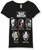 Star Wars Bad Heroic Batch Girl's Solid Crew Tee, Black, Large