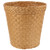 Alipis Hamper Wicker Basket Trash Can Garbage Can Waste Basket Pastoral Style Garbage Bin Woven Paper Basket Household Trash Basket Woven Trash Basket Trash Bin Fashion Office Straw