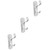 Cabilock 3 pcs Ceiling Hooks Heavy Duty Adhesive Hooks Heavy Duty Hanger Hooks for Clothes Heavy Duty Hooks Wall Mounted Hooks Wall Mount Hooks Wall Hanging Hook Hang Coat no Nails