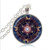 Cube Pendant Necklace, Sacred Geometry Flower of Life Jewelry,Chakra Spiritual Necklace