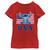 Disney Lilo Merica Stitch Girl's Solid Crew Tee, Red, Large
