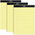 Alitte Yellow Legal Notepads 8.5 x 11, Pack of 3 - Perforated Wide Ruled Writing Pad - Premium Thick Paper, No Ink Bleeding - Blank Legal Pads For Home, Office, School, Business - 50 Sheets Per Notebook