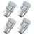 Melphan-Auto 1157 Led Brake Light Bulb Red, 12V-24V 1157 7528 2357 2057 BAY15D LED Replacement Light Bulb for Brake Light Tail Light for Car RV Trailer Boat, 54SMD 3014 Chipset,4PCS