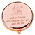 LRUIOMVE Funny Rose Gold Engraved Travel Makeup Mirror - We'll be Friends, Compact Pocket Cosmetic Mirror for Women Friends Sister Girl Graduation Christmas Birthday Gifts
