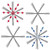 Hotop Snowflake Wire Personalized Metal Snowflake Wire Christmas Snowflake Wire Snowflake Bead Wire for DIY Bead Ribbon Charms Party Decorations Fun Beading Project (48 Pieces,3.5 Inch)