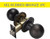 Oil Rubbed Bronze Door Knobs?Classic Passage Door Knob Hall and Closet Handle Lock?Oil Rubbed Bronze Passage