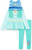 Shimmer and Shine Toddler Girls' Long Sleeve -Costume Tee & Leggings 2-Piece Set, Mint, 2T