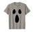 Ghost Silly Face Spooky Halloween Ghoul Face Easy Costume T-Shirt