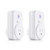 Smart plug, Houzetek Mini Wifi Outlet with Remote Control & Timer Function, Compatible with Alexa, Google Home & IFTTT, No Hub Required (2 pack)