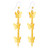 Plastic Earrings,KMEOSCH Drop Dangle Butterfly Earrings on Plastic Hooks for Sensitive Ears