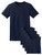 Hanes Men's Tagless ComfortSoft Crewneck T-Shirt 5PK_Navy_L