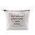 MBMSO Feminist Cosmetic Bag Well Behaved Women rarely Make History Strong Women Gifts Lady Boss Gifts Female Power Gifts (Well behaved women rarely make history)