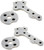 2 Set Conductive Rubber Pad Contact Button Repair Fix Silicon Pads D-Pad for Xbox360 Wireless Controller