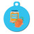 Cute Dog Cat Pet ID Tag - "Peaches" - Personalize Colors and Your Pet Info [Misc.]