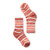 Smartwool Hike Light Cushion Striped Crew Sock - Youth Dusty Cedar Medium