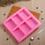 EXCEART 2pcs 6 chocolate silicone molds cookie molds tray mold ice block mold ice cube silicone molds chocolate mould silicone soap mold baking mold cake mold rectangle cake pan
