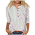 Women'S Tops,Long Sleeve Shirts 3/4 Sleeve Shirts For Women Cute Print Graphic Tees Blouses Casual Plus Size Basic Tops Pullover Boho Tops For Women Woman Within Plus Size Tops (1-Mint Green,XX-Large)