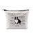 G2TUP Border Collie Dog Lover Gift Anatomy Of A Border Collie Makeup Bag Border Collie Dog Mom Cosmetic Bag Border Collie Owner Gift Animal Lover Travel Bag (Anatomy Of A Border Collie White Bag)