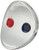Delta RP51496 Leland Finished Hot/Cold Indicator, Chrome