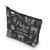 Paris Travel Gift Paris City Skyline Paris Is Always A Good Idea Zipper Pouch Makeup Bag (BLK-Paris)