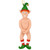 Tree Buddees Funny Naked Elf Inappropriate Christmas Ornaments