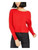 Bar III Womens Ribbed Long Sleeve Sweater Red L