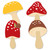 Big Dot of Happiness Wild Mushrooms - Mushroom Decorations DIY Red Toadstool Party Essentials - Set of 20