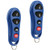 Key Fob Keyless Entry Remote fits Chrysler 300m Concorde LHS Sebring/Dodge Intrepid Stratus Viper/Jeep Liberty (Blue), Set of 2