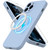 DEENAKIN for iPhone 13 Pro Max Case Silicone with Screen Protector - [Compatible with MagSafe] - Camera Cover - Slim Fit Protective Magnetic Phone Case 6.7" for Women Girls Light Blue