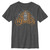 Disney Princess Pumpkin Cinderella Boy's Crew Tee, Charcoal Heather, X-Small