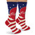 Collections Etc Men's Crew Socks Americana Coca Cola