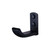 Cabilock Metal Clothes Hanger Towel Hook Black Decor Door Hook Towel Hanger Bath Hook Coat Hangers Metal Hooks Decorative Hooks Wall Hanging Cloth Shelf Pendant Set Wall Hook Rural Black