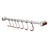 Uonlytech 1pc Stainless Steel Hooks Wall Hanging Hooks Coat Hanger Rack Bathroom Hooks Wall Mount Hooks Towel Hanger Towel Hook Row Hook Storage