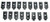 1963 Corvette U Nut Set Console 17 Pieces