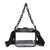 KUANG! Clear PVC Tote Purses for Women Clear Crossbody Bags Stadium Approved Shoulder Bag Satchel Hobo Bag