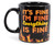 "It's Fine I'm Fine Everything Is Fine" 20-Ounce Coffee Mug | Oversized Ceramic Mug | Large Coffee Cup | Funny Coffee Mug | Drinkware For Coffee, Tea, Hot And Cold Beverages