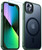 Temdan Magnetic for iPhone 13 Case,[Compatible with MagSafe][Military Drop Protection] 2 Pcs[Glass Screen Protector] Slim Protective Translucent Matte Case for iPhone 13(6.1")-Green