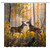 CCXTCZ Rustic Deer Shower Curtain Forest Animal Whitetail Elk Wildlife Country Hunting Sunset Autumn Fall Farmhouse Fabric Bathroom Decor Curtains with Hooks,Yellow