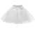 Abaowedding Flower Girls Hoopless Petticoat Slip with 3 Layers Elastic Kids Crinoline Underskirt(White 1,One Size)