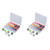BESTOYARD 50 Pcs 1 Sewing Threads Kits Plastic Sewing Bobbins Thread bobbins Plastic Stitching Thread Bobbin and Bobbin case Bobbin case Holder Colors Thread Quality Sewing Machine Boxed