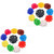 EXCEART 300 pcs Plastic Snaps Size 20 Snaps Plastic snap Buttons T5 snap Buttons KAM T5 Snaps Snapshot