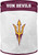 Duck House Sports NCAA Arizona State Sun Devils Canvas Laundry Basket with Braided Rope Handles