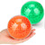 2 Pieces Maze Ball 3D Maze Puzzle Brain Teasers Games Gravity 3D Maze Ball 4 Inches Puzzle Toy Maze Puzzle Cube Ball Sphere Educational Toys for Students Teens Adults(Green, Orange)