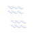 SEWACC 12 Pcs Craft Foam Cubes Modeling Foam Blocks Craft Foam Block Shapes Art Foam Blocks Brick Polystyrene Brick Floral Arrangement Block Molds White Rectangle Foam Brick