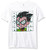 DC Comics Teen Titans Go Robin Text Overlay Boy's Premium Solid Crew Tee, White, Youth X-Large