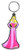 Disney Aurora Soft Touch PVC Key Ring