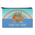 GRAPHICS & MORE Personalized Custom 1 Line Noah's Ark with Rainbow Makeup Cosmetic Bag Organizer Pouch