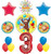 Curious George 3rd Birthday Party Supplies Balloon Bouquet Decorations